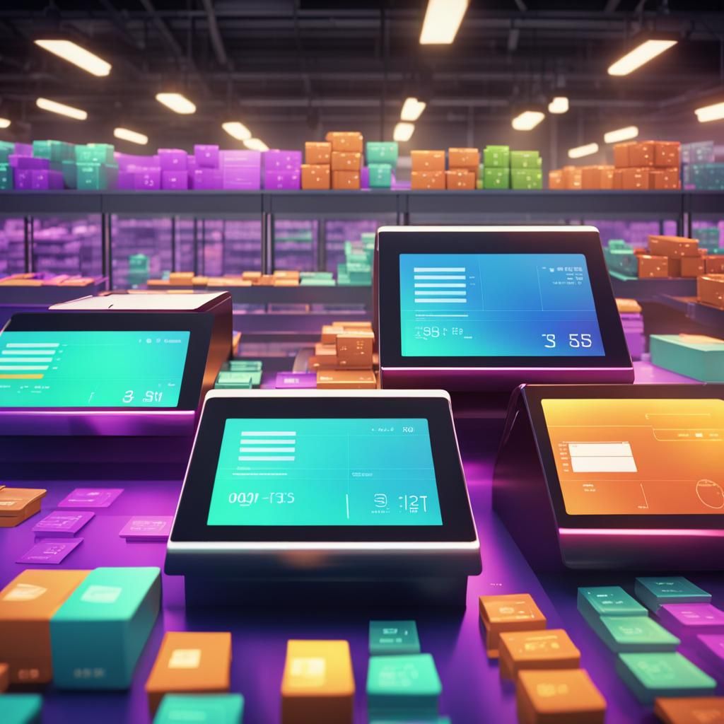 Dynamic 3D Animation of Commerce and Technology