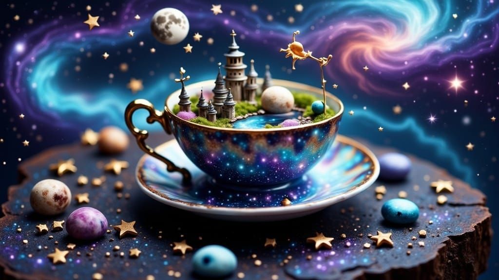 Magic Teacup Portal to Fantasy World