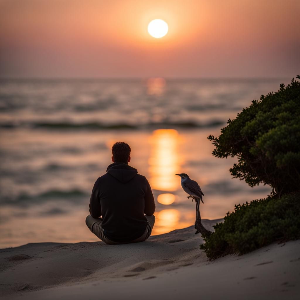 Island Sunrise: Professional Photography with Bokeh