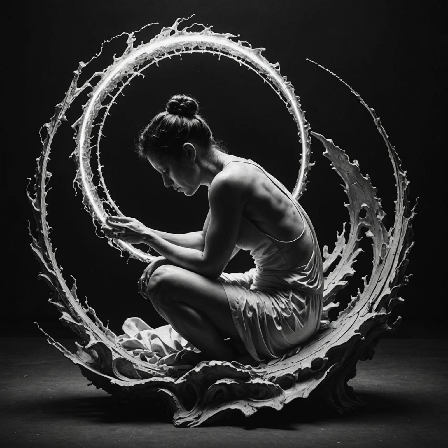 Abstract Expression of Raw Human Emotions