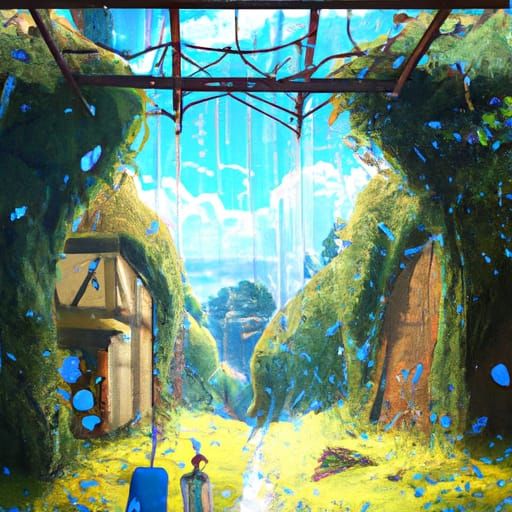 Anime Key Visual by Studio Ghibli and Shinkai