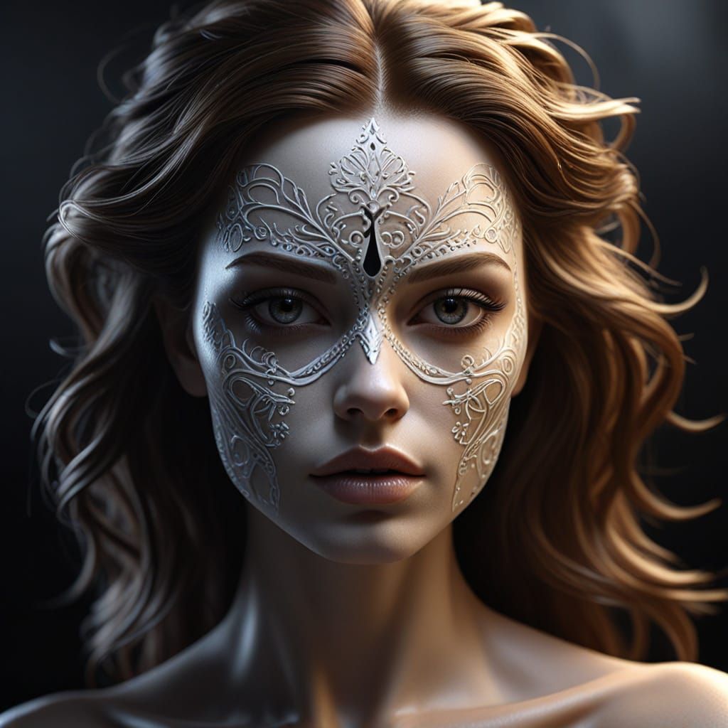 Halloween Masquerade: Surreal Fusion of Reality and Imaginat...