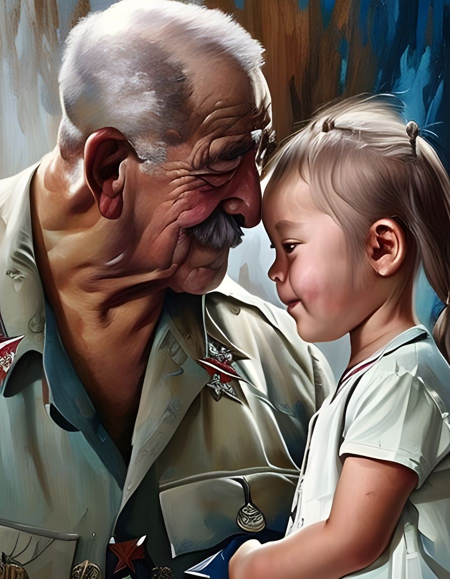 "Always remember, my little warrior, that true strength come...