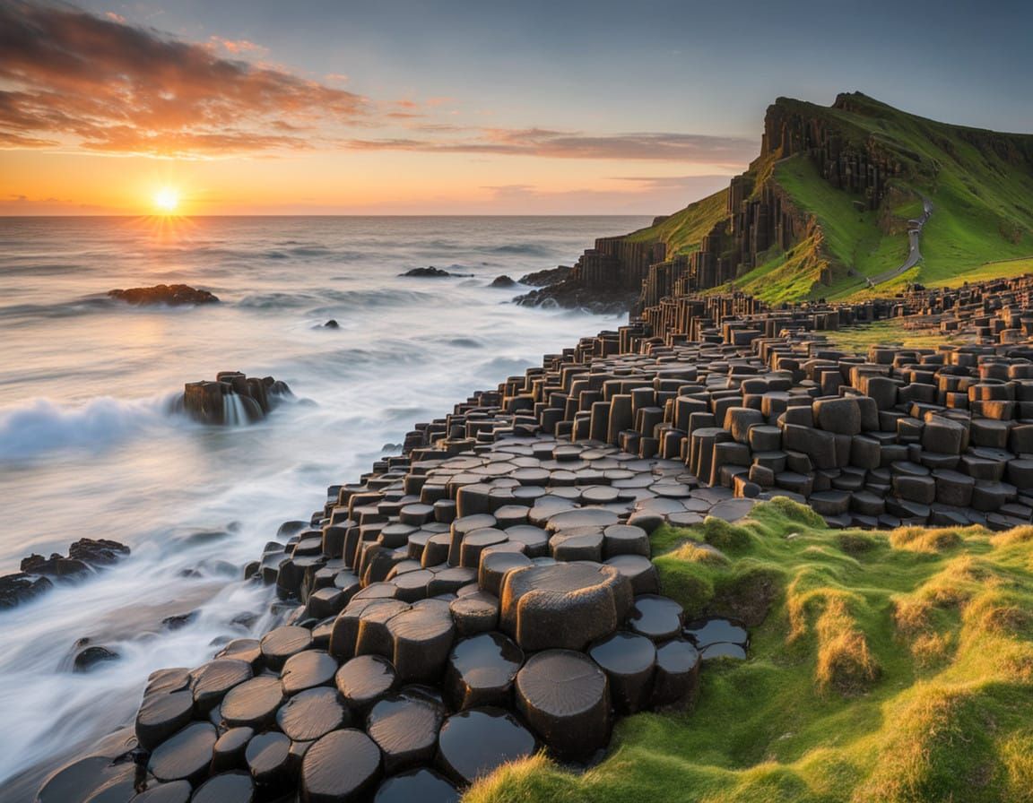 Giant's Causeway: Intricate Landscape Photography