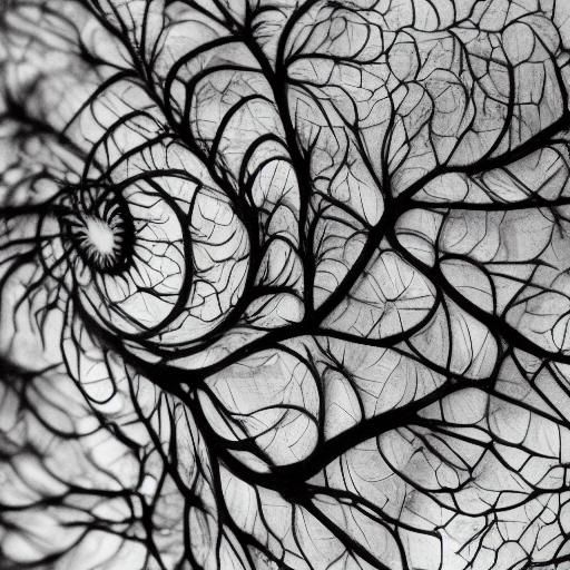 Intricate Facepaint Portrait in 3D with Fractal Elements