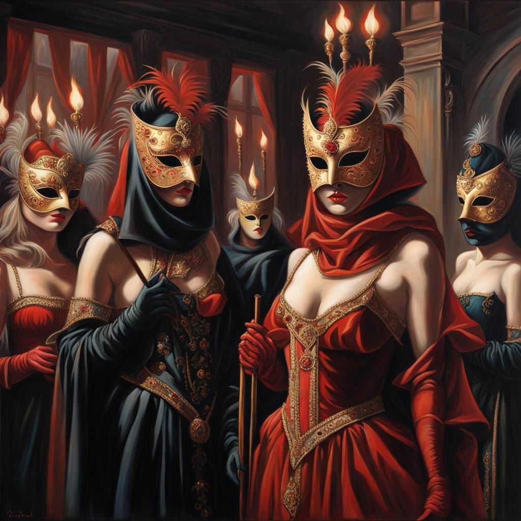 "The masque of the red death"