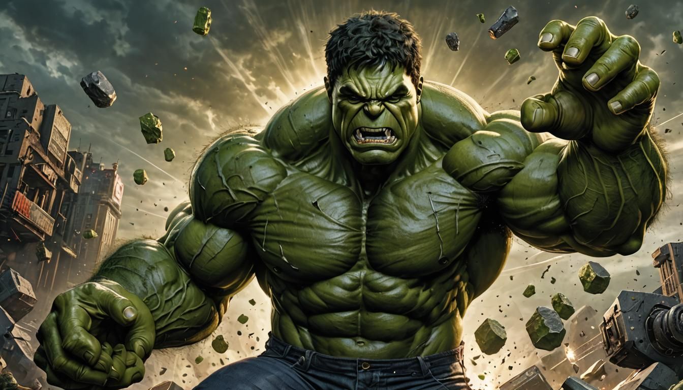 Hulk Displays Strength in Ultrarealistic Detail