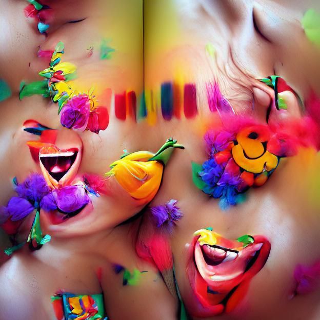 Radiant Happiness: A Moment of Pure Joy