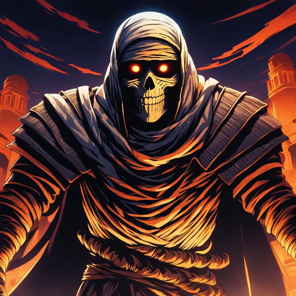 Scary Mummy Anime Manga Scan Art