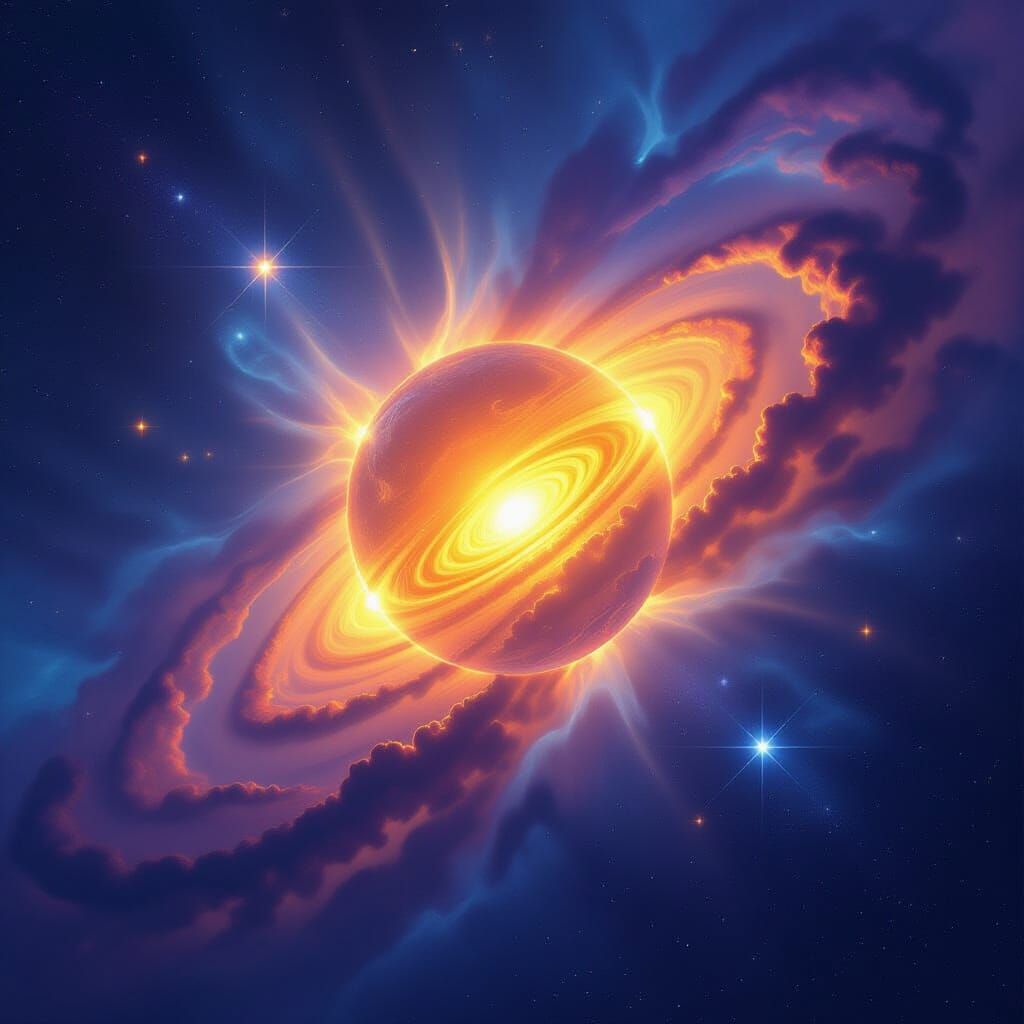 Radiant Sun at Center of Milky Way Galaxy