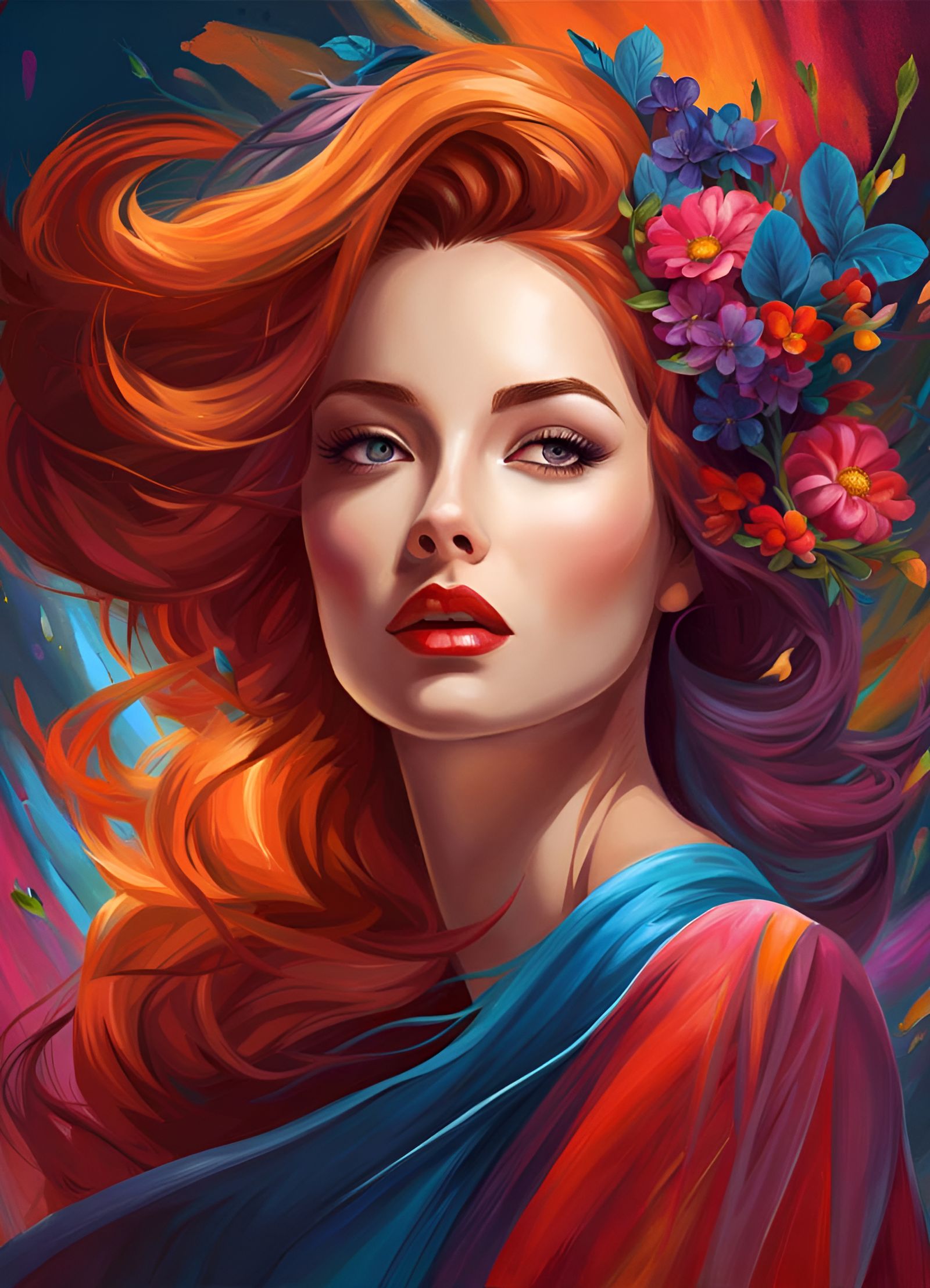 Elegant Portrait of a Gorgeous Woman