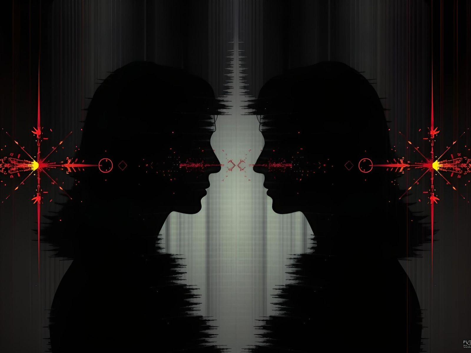 Corrupted Visualization of Evolving Symbolic Patterns