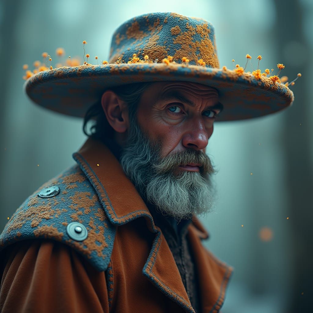 Surreal Portrait of Bruder Markus in Eisten