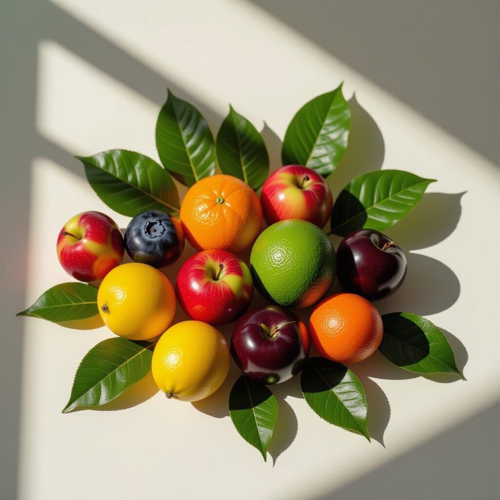 Harmonious Still Life Scanography with Dramatic Lighting