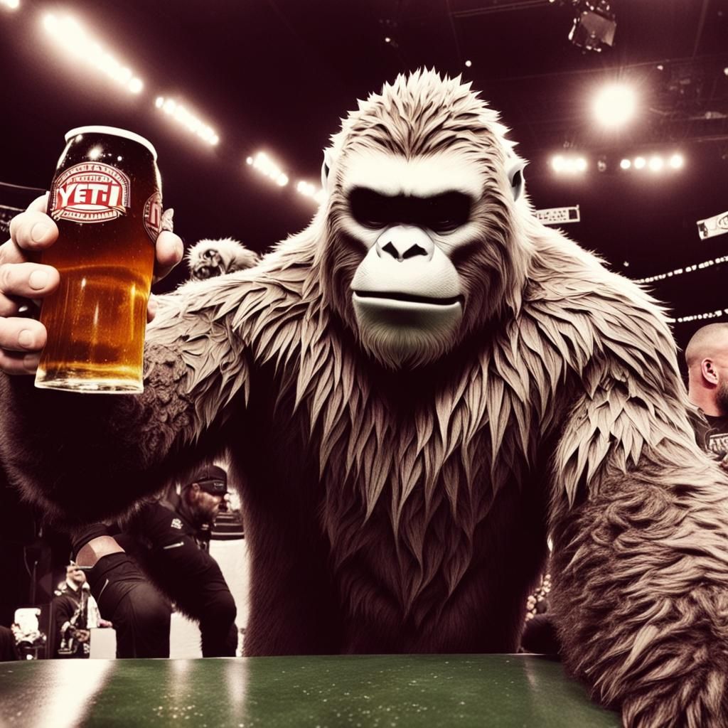 Randy Orton and Yeti Selfie