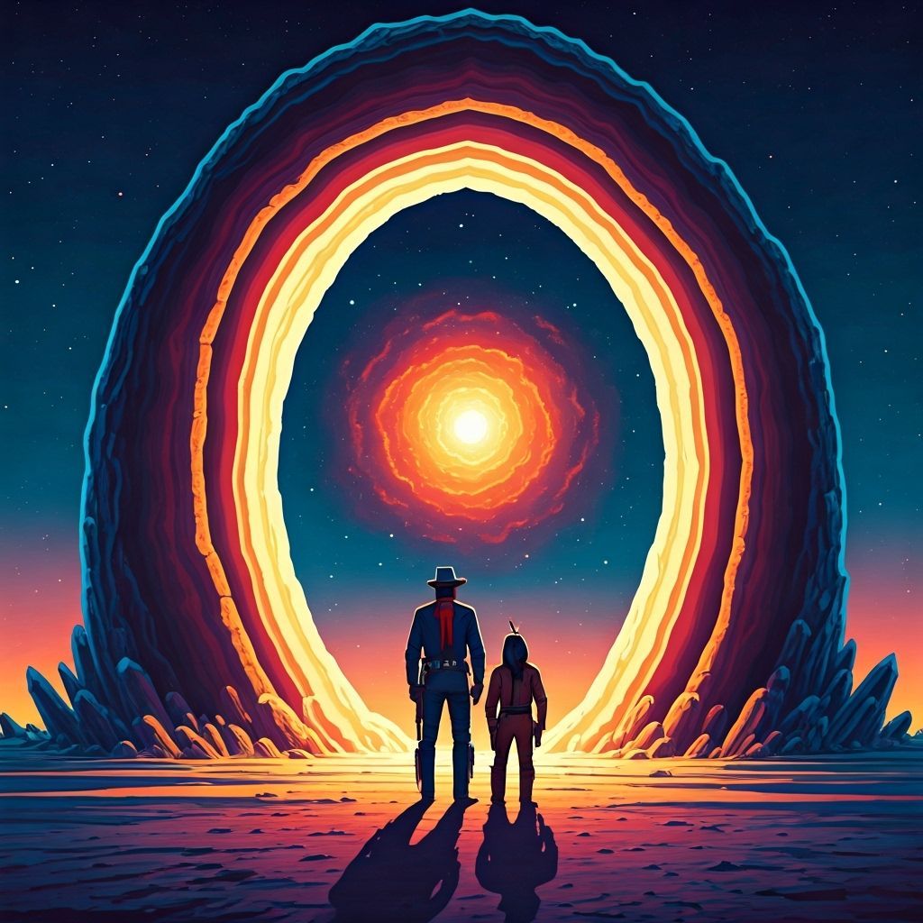 Lone Ranger and Tonto Discover Alien Nebula Geode