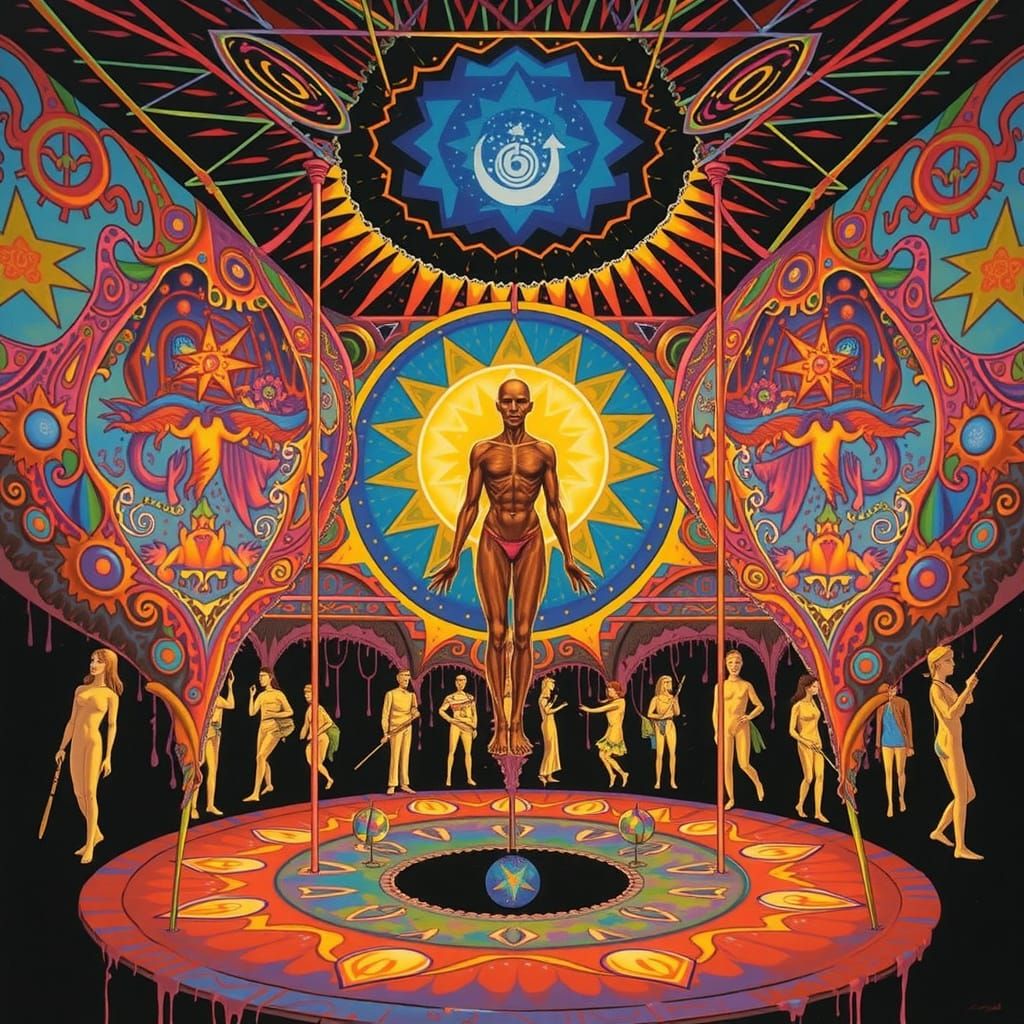Psychedelic Shack, A Vibrant Dream World
