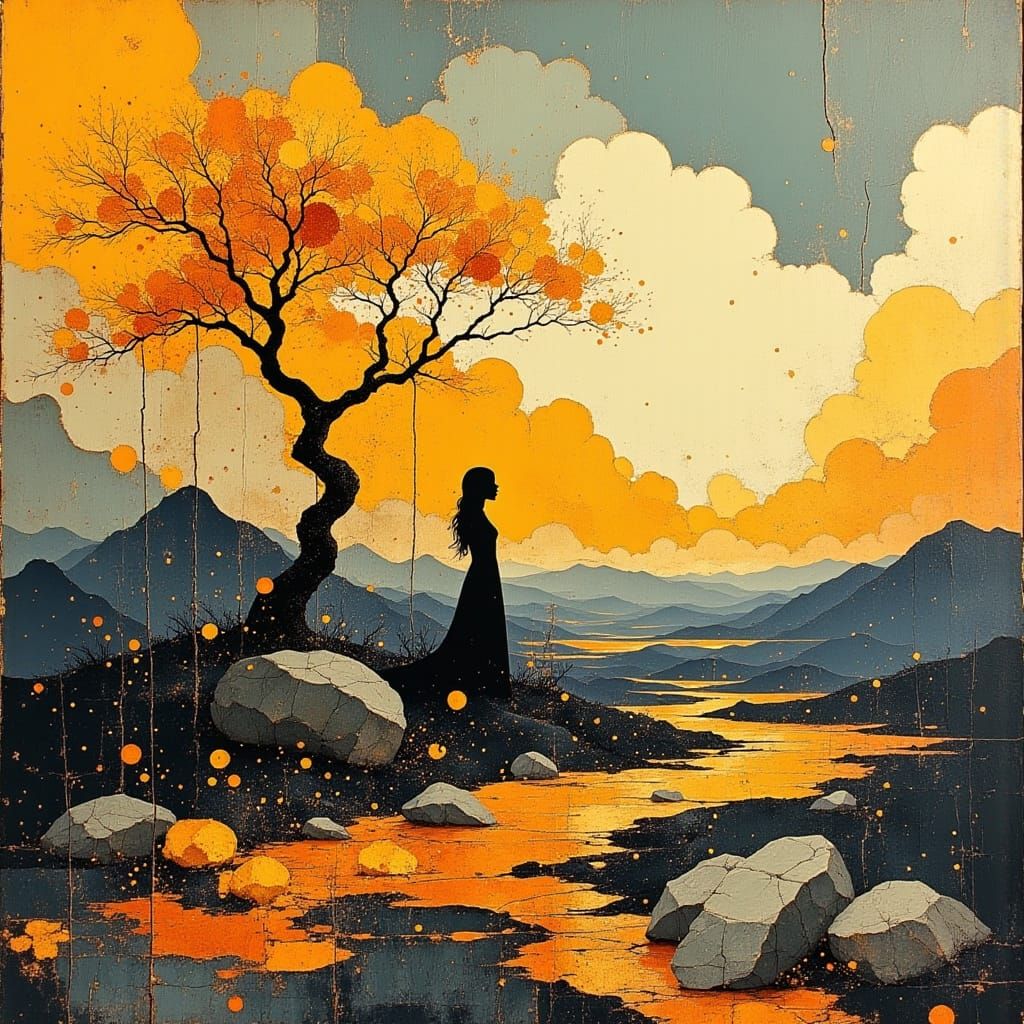 Surreal Landscape of Endless Vistas and Romantic Longing