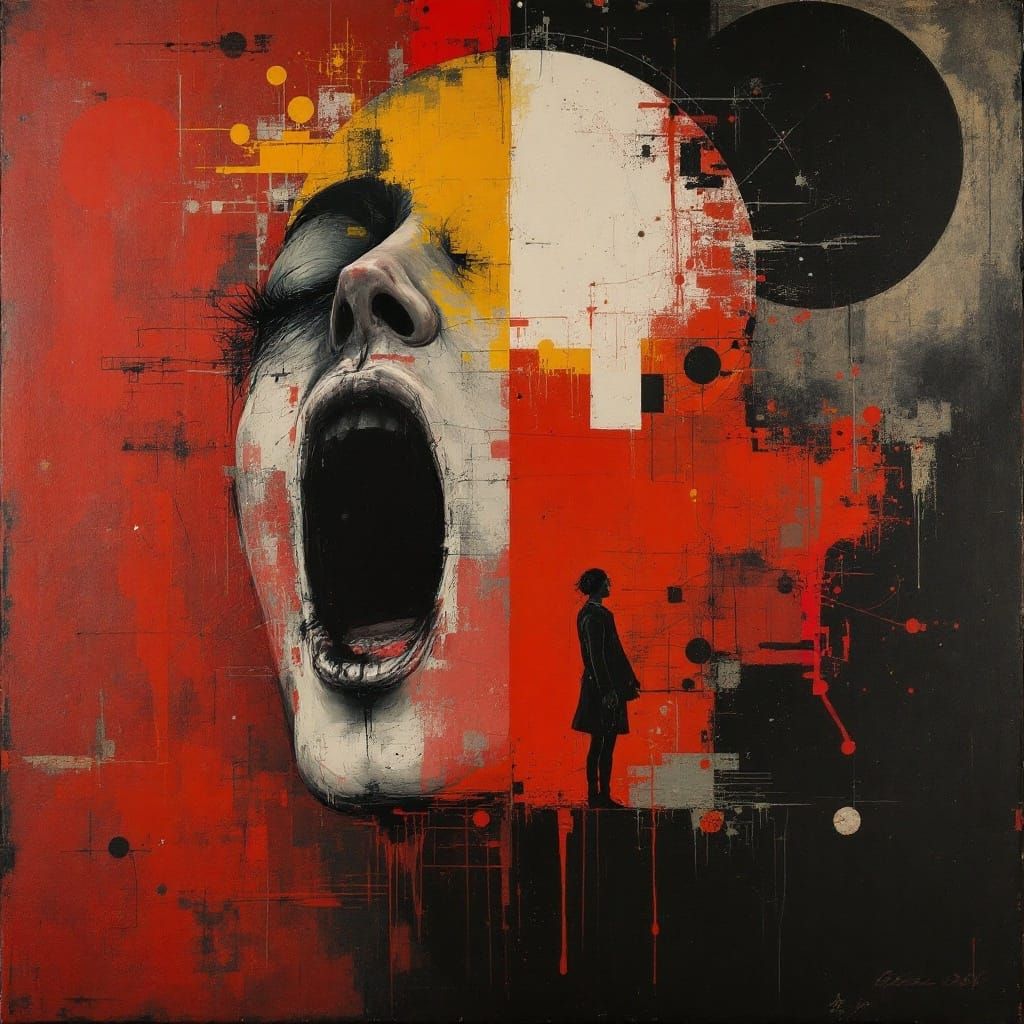 Ethereal Abstractions in Brutalist Art