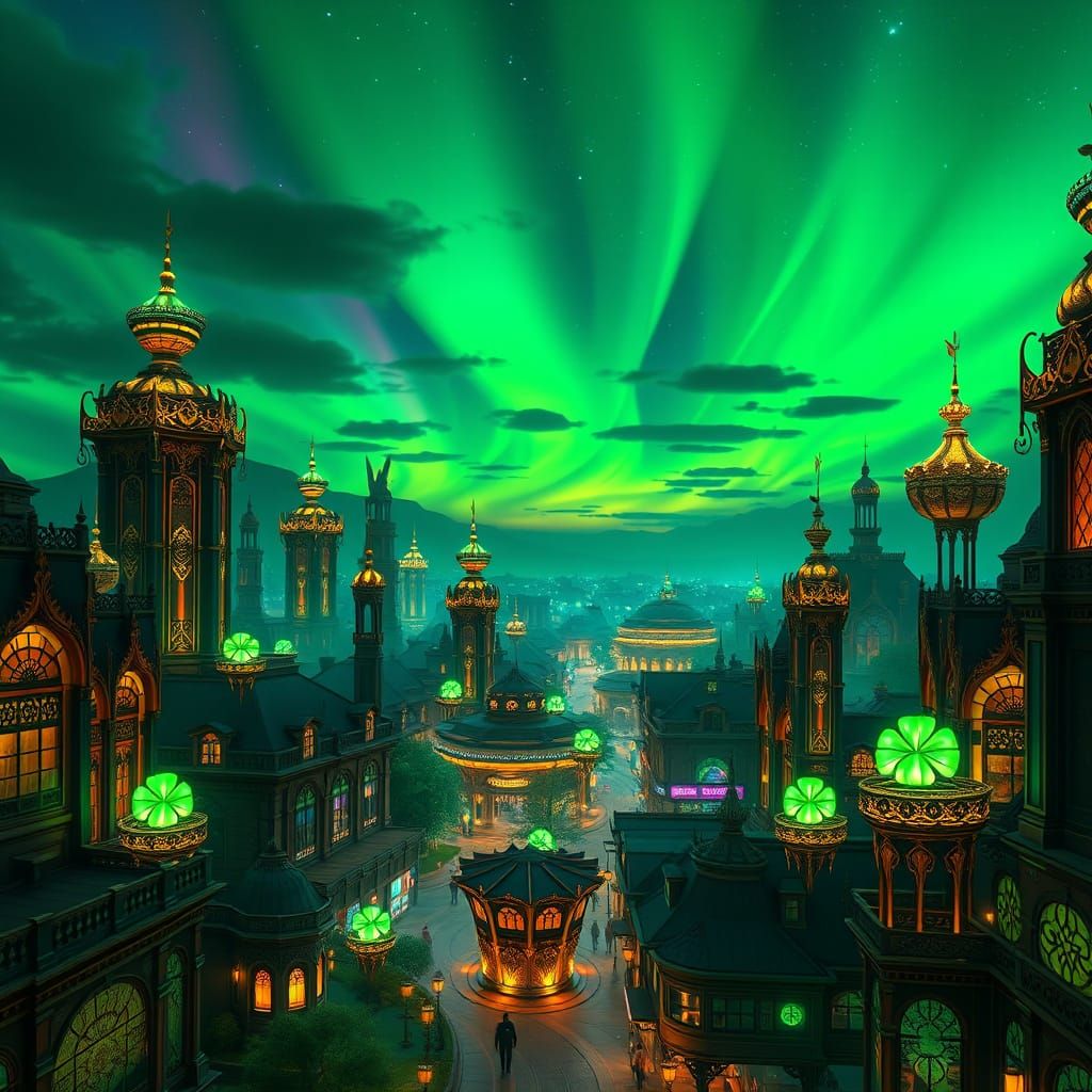 Emerald Wakanda Dusk Dreamscape