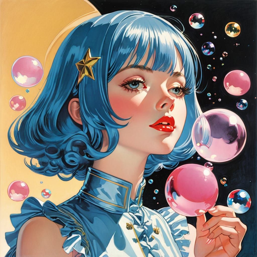 Android in a Sticky Situation, Graphic Novel Illustration