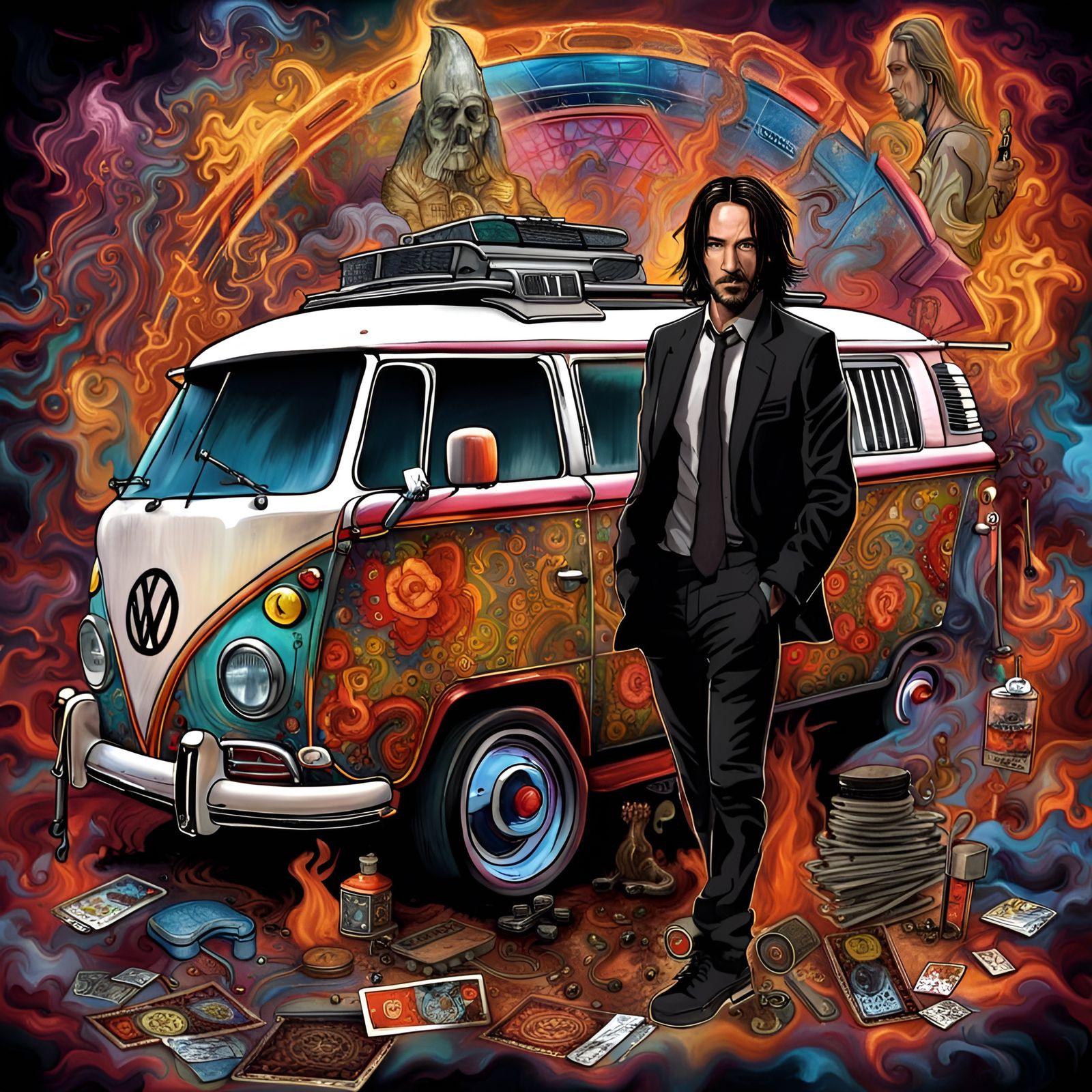 MickMak’s Constantine, Keanu Reeves™©® Camper Van, Masterplayer, unofficial #1