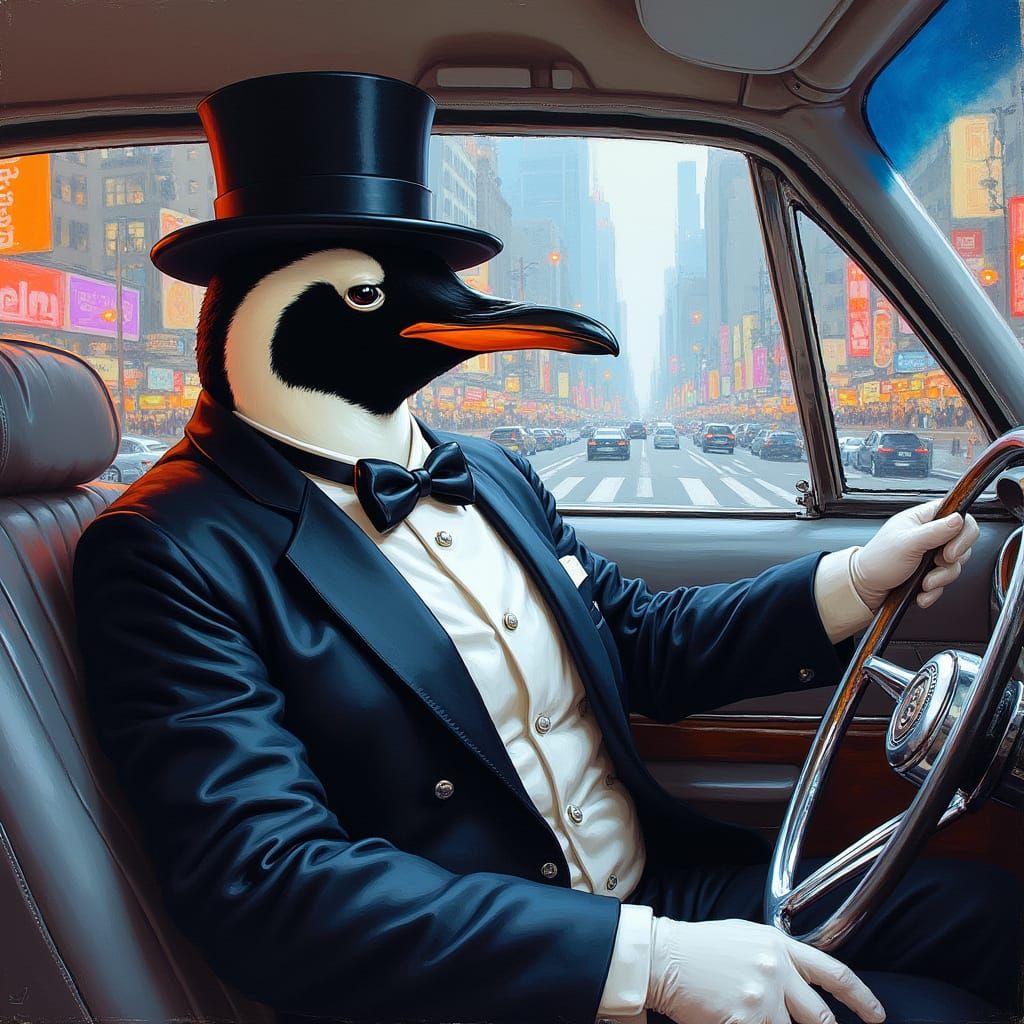 Debonair Penguin Chauffeur Cruises Manhattan