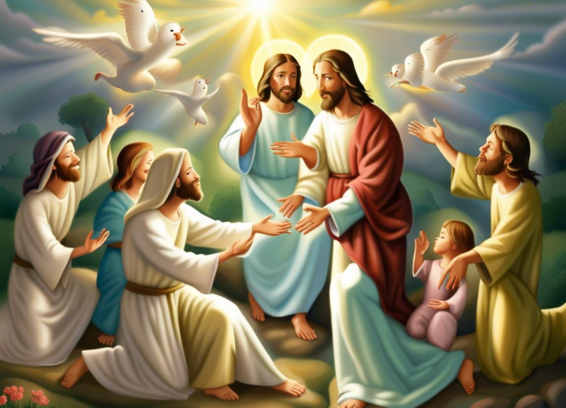 Jesus Christ Blessing: A Vision of Divine Grace