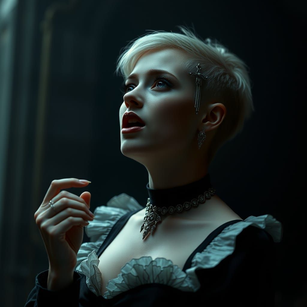 opera singing maiden