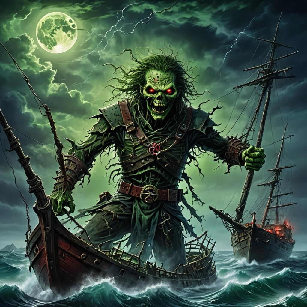 Eddie Rises: A Dark Fantasy Metal Album Cover