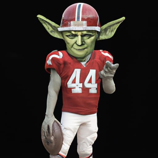 Yoda as 49ers Quarterback in AI Image