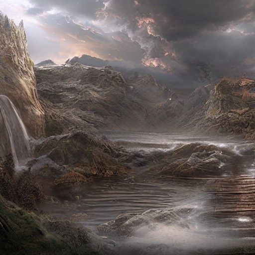 Detailed Matte Painting of a Transformation