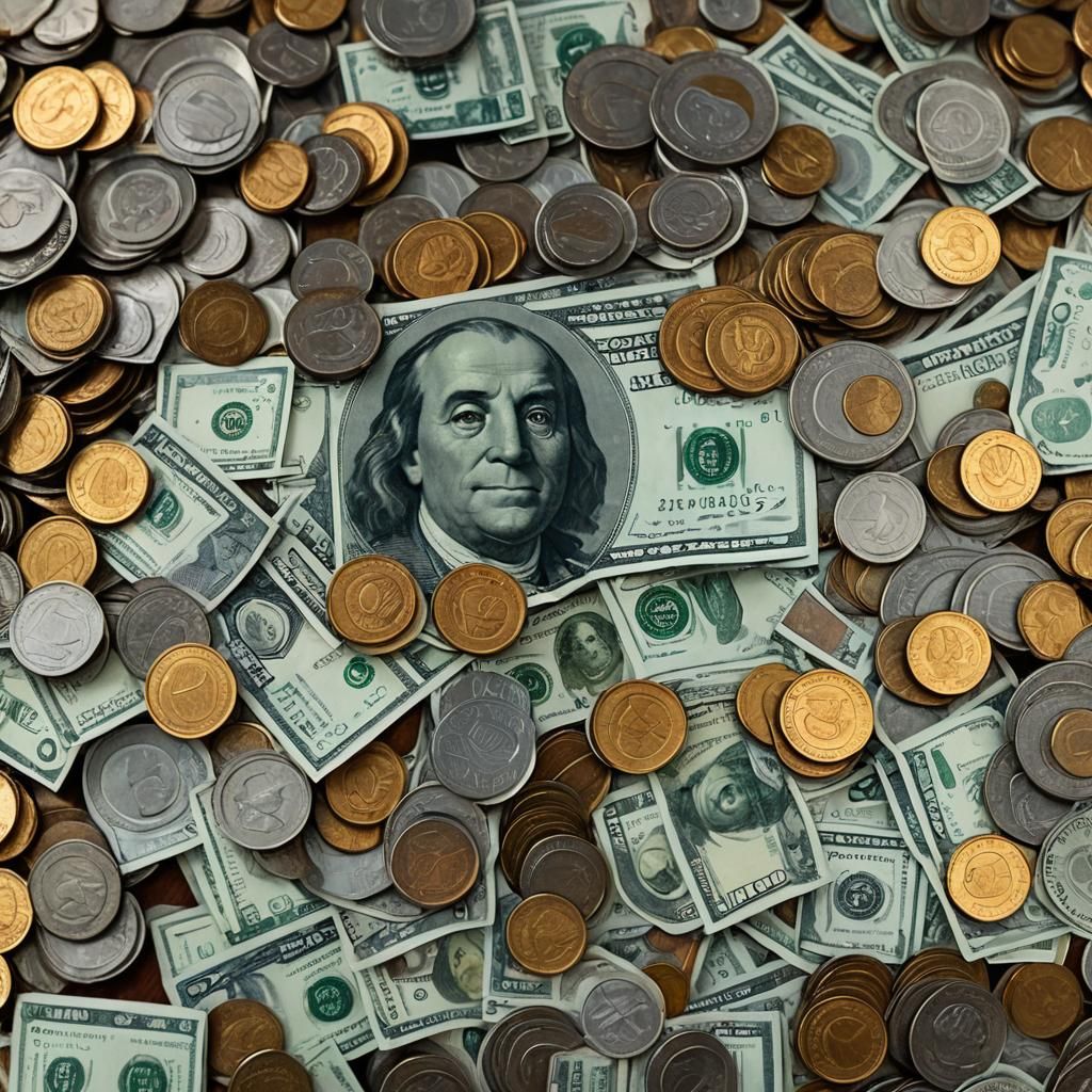 Money Close-Up: Professional Photography with Bokeh