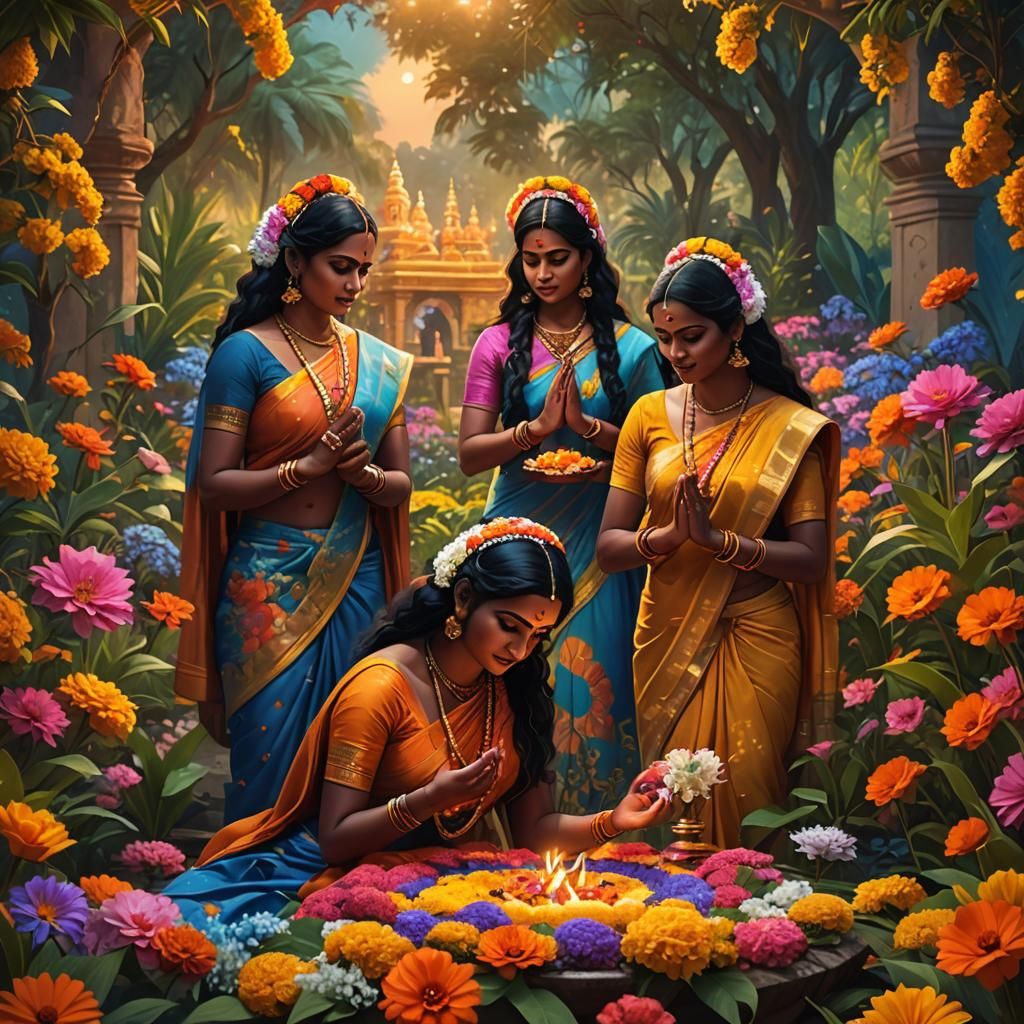 Bathukamma festival celebrated in Telangana, worship by women, worship of flowers