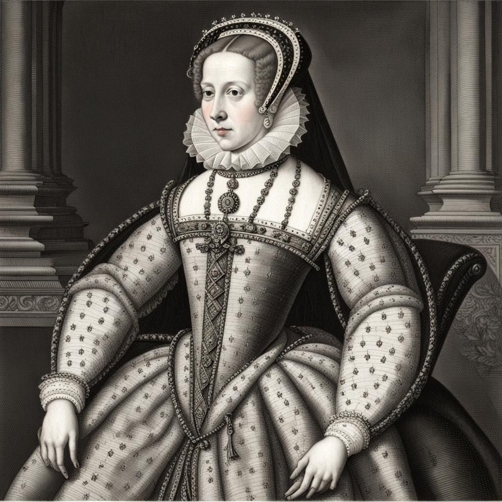 Portrait of Mary I, Queen of Scots