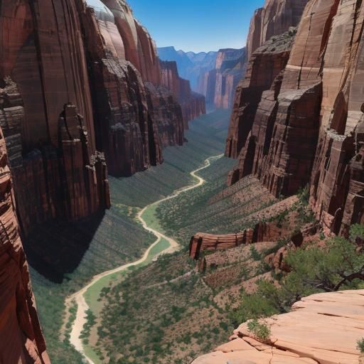 Zion National Park: Digital Landscape Rendering