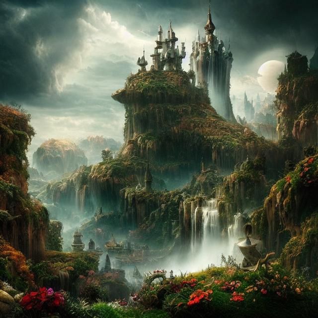 Epic Wonderland: A Cinematic Digital Matte Painting
