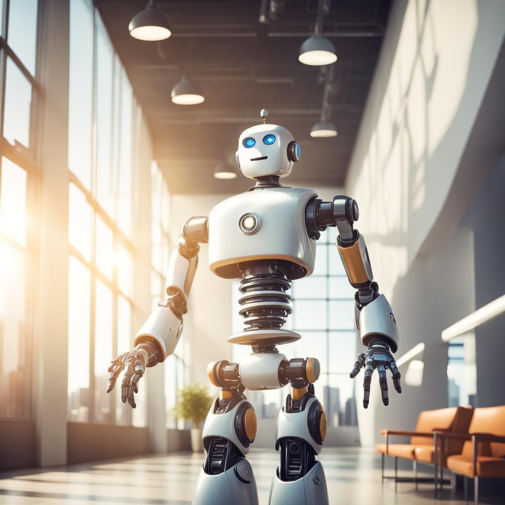 Friendly Robot in Los Angeles Ad Agency