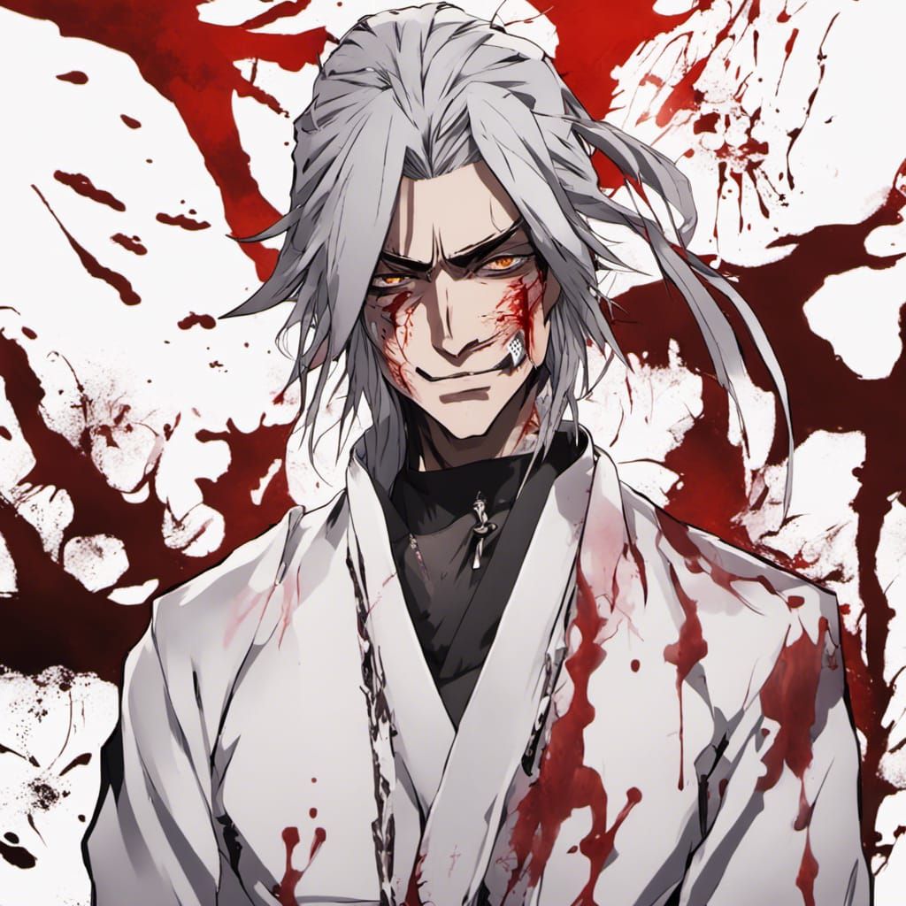 Dark Elf Yakuza Doctor in Anime Style