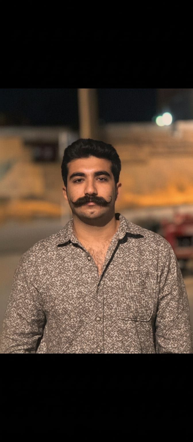 Striking Close-Up of a Large, Detailed Moustache