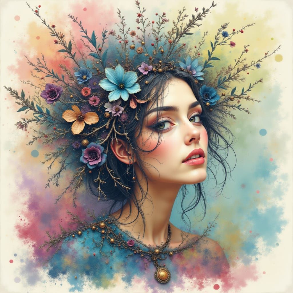 Friends Will Be Friends Watercolor Art