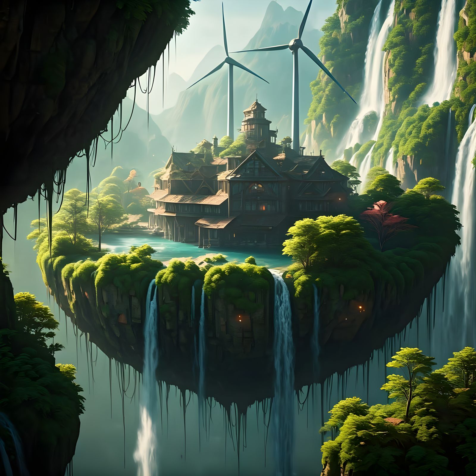 SOLORPUNK FLYING ISLAND