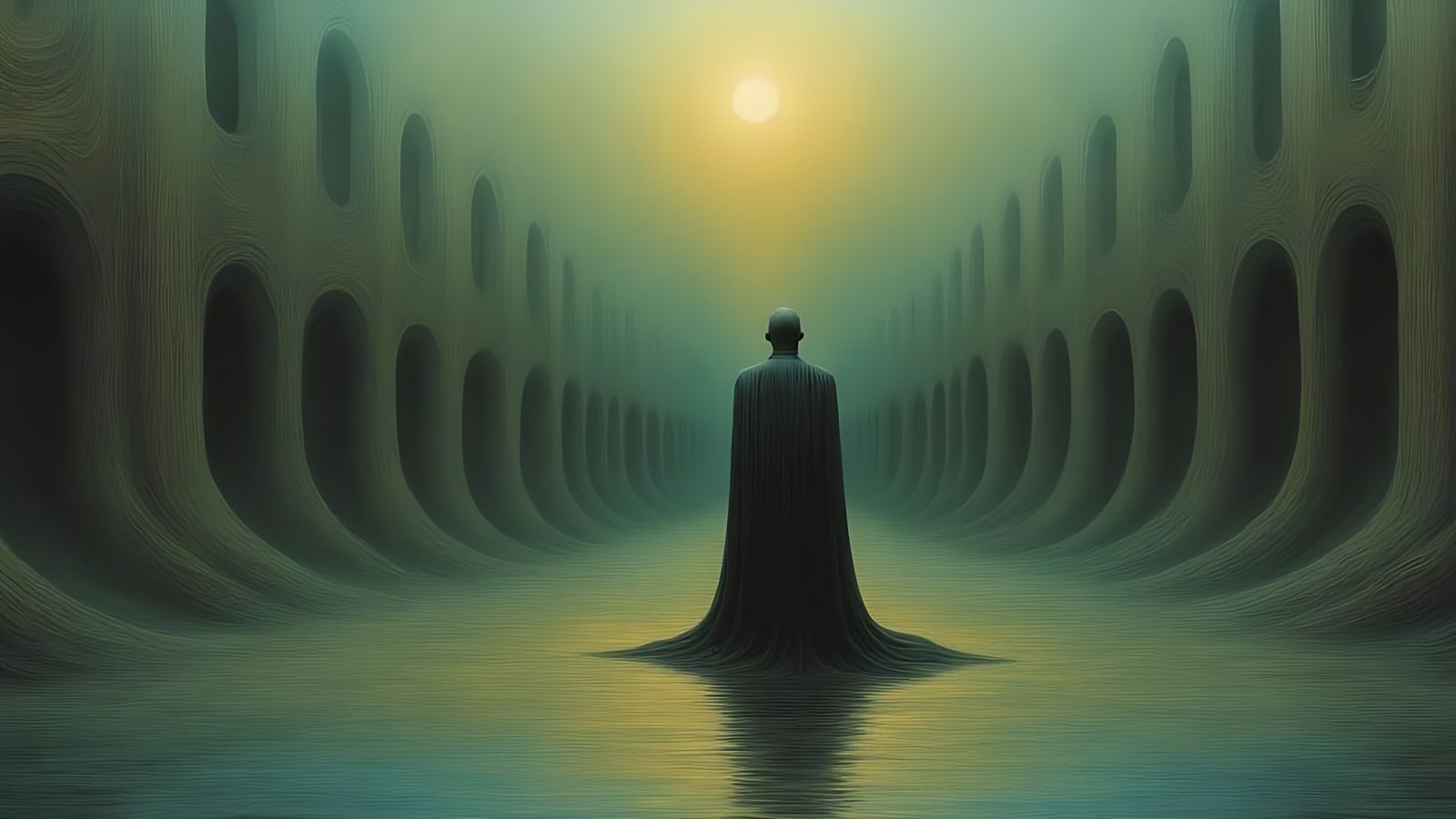 Surreal Abstract Astral Projection in Constructivist Style