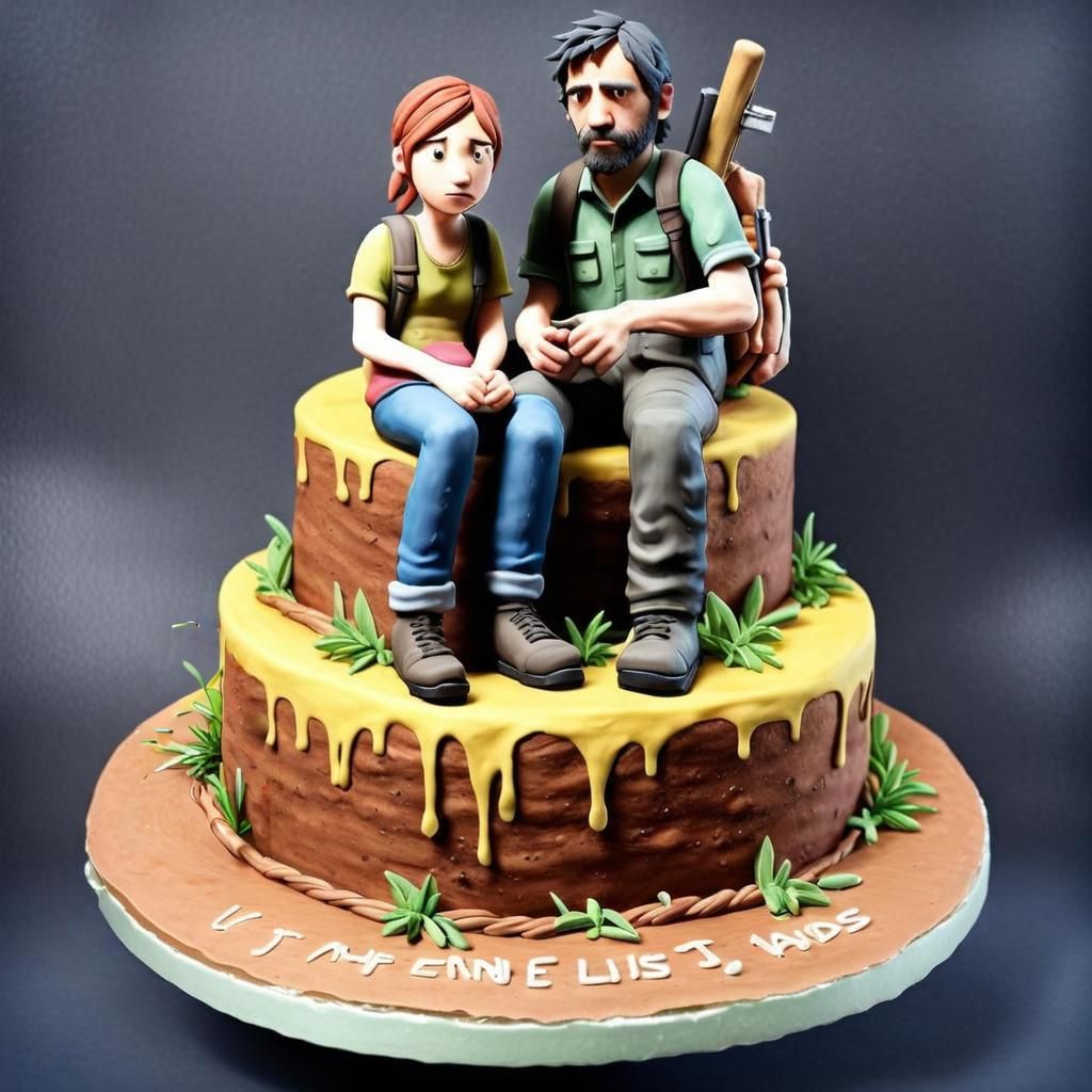 Joel and Ellie Cake #2