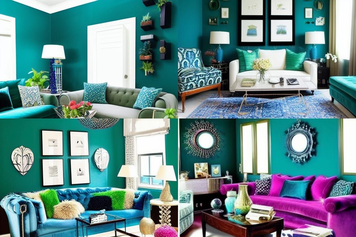Maximalist Home Decor in Jewel Tones