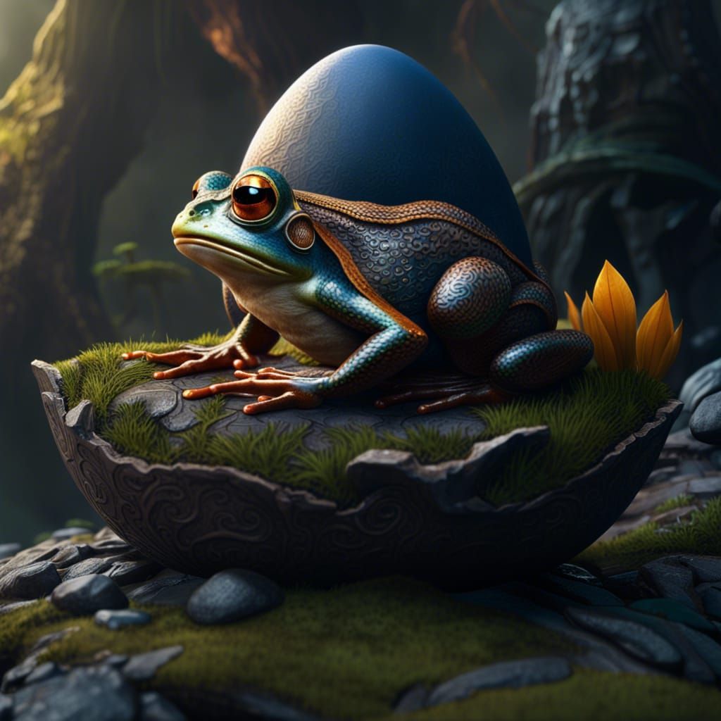 Frog on an egg #40 lord of the rings