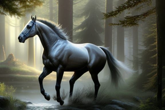 white horse
