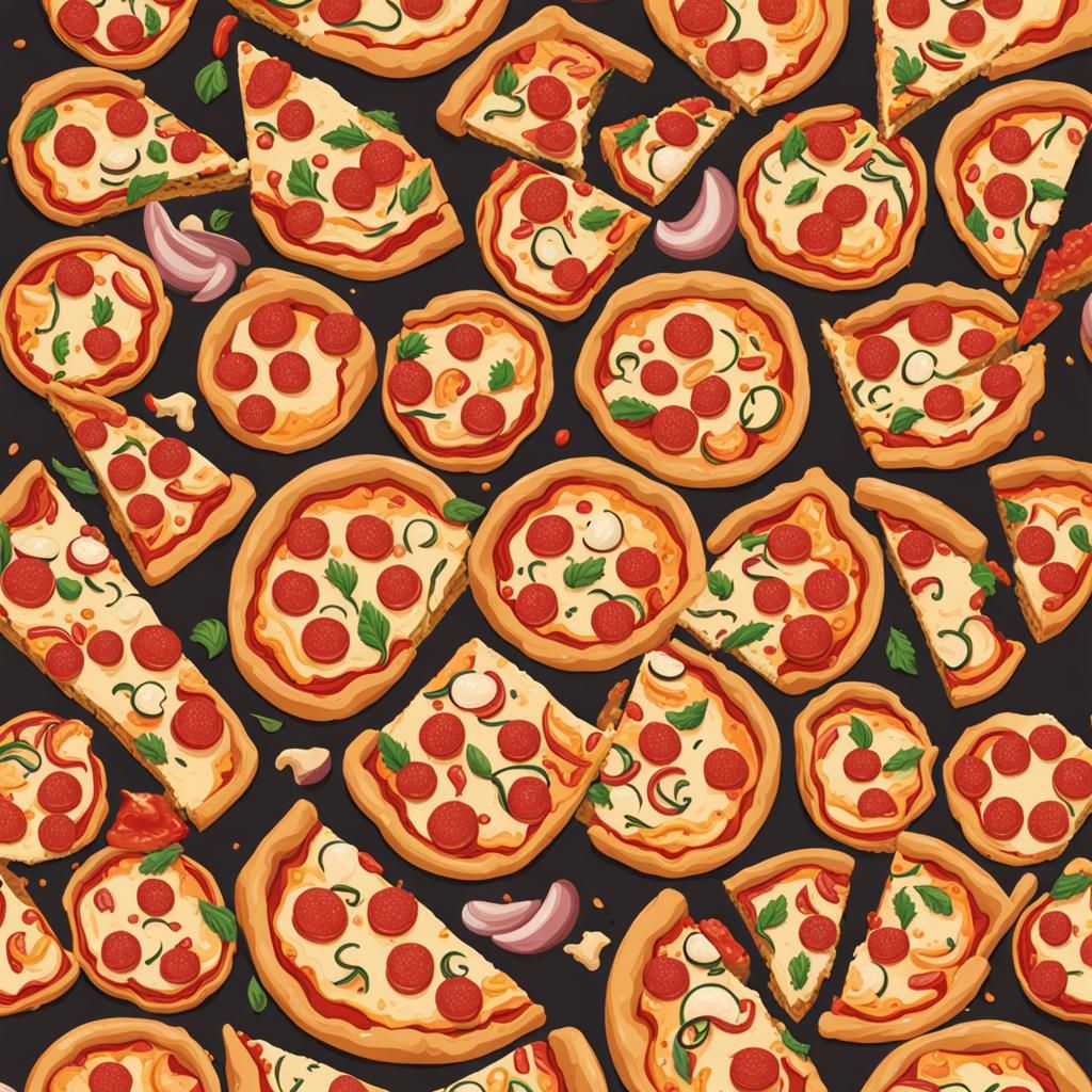 Delicious AI-Generated Pizza Image