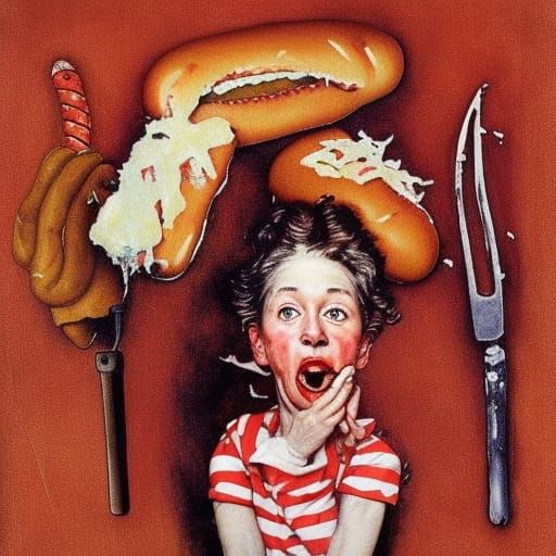 Horrors of Hotdogs: A Grotesque Portrait