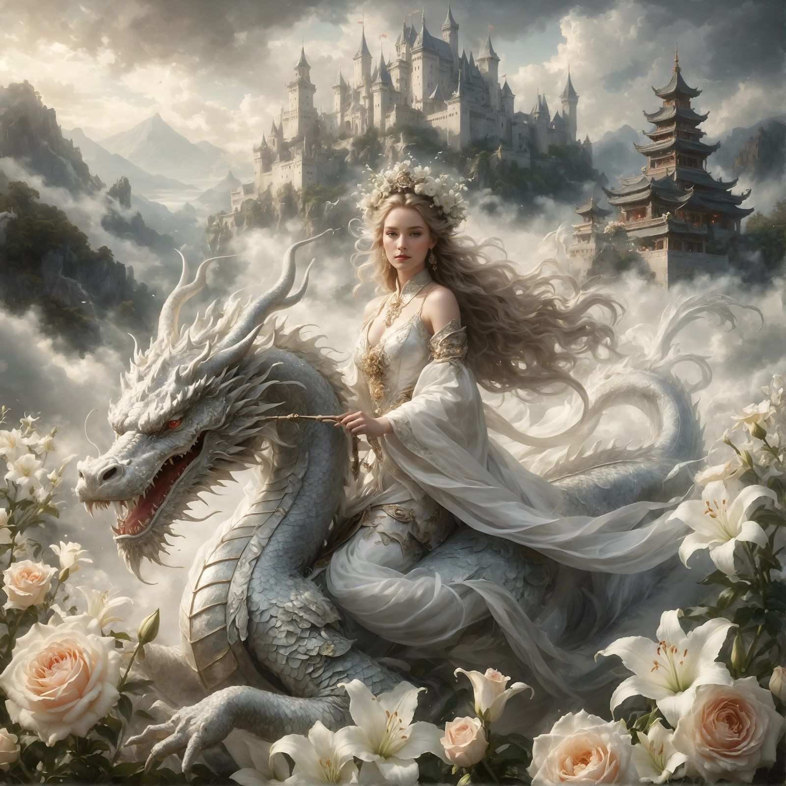 Fantasy Dragon Princess